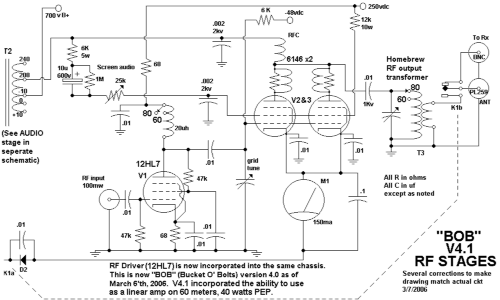 6146 based AM Transmitter (DETAIL page)